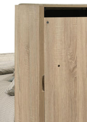 Arielle 4-piece Queen Bedroom Set Light Oak - 223111Q-S4
