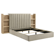 Arielle 4-piece Queen Bedroom Set Light Oak - 223111Q-S4