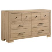 Arielle 6-drawer Bedroom Dresser Cabinet Light Oak - 223113
