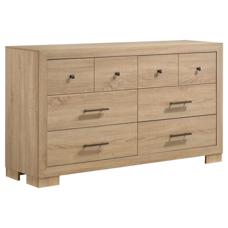 Arielle 6-drawer Bedroom Dresser Cabinet Light Oak - 223113