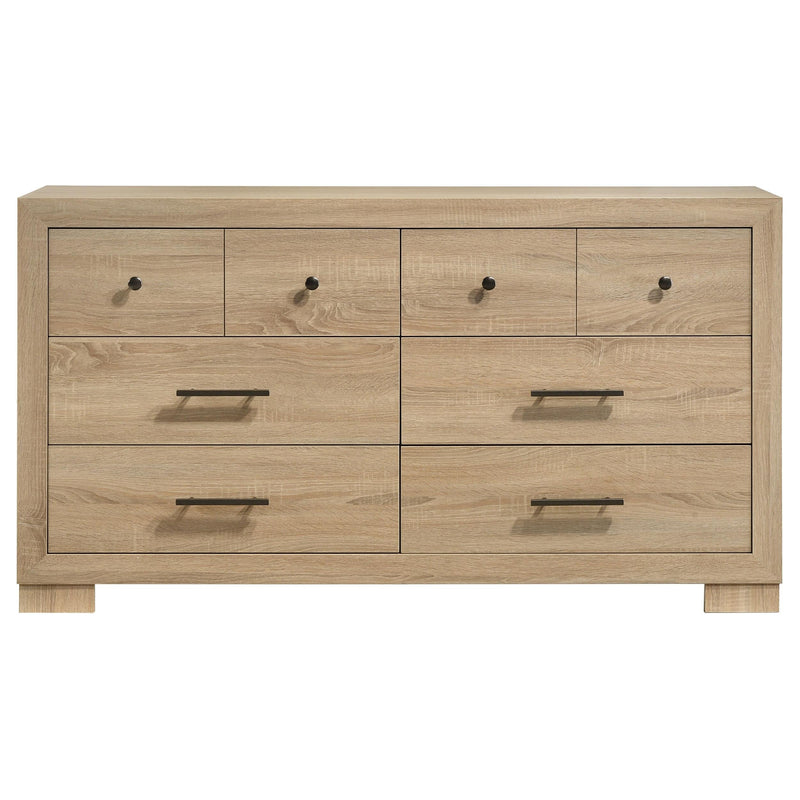Arielle 6-drawer Bedroom Dresser Cabinet Light Oak - 223113