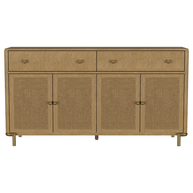 Arini 2-drawer Cane Door Dining Sideboard Server Sand Wash - 108935SWD