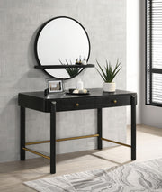 Arini 2-drawer Vanity Desk Makeup Table Black - 224337