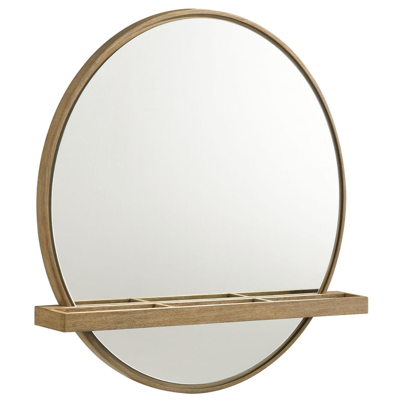Arini 2-piece Makeup Vanity Table and Mirror Set Sand Wash - 224307-SET