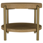 Arini 2-piece Round Coffee and End Table Set Sand Wash - 706188-S2