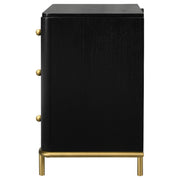 Arini 3-drawer Nightstand Black - 224332