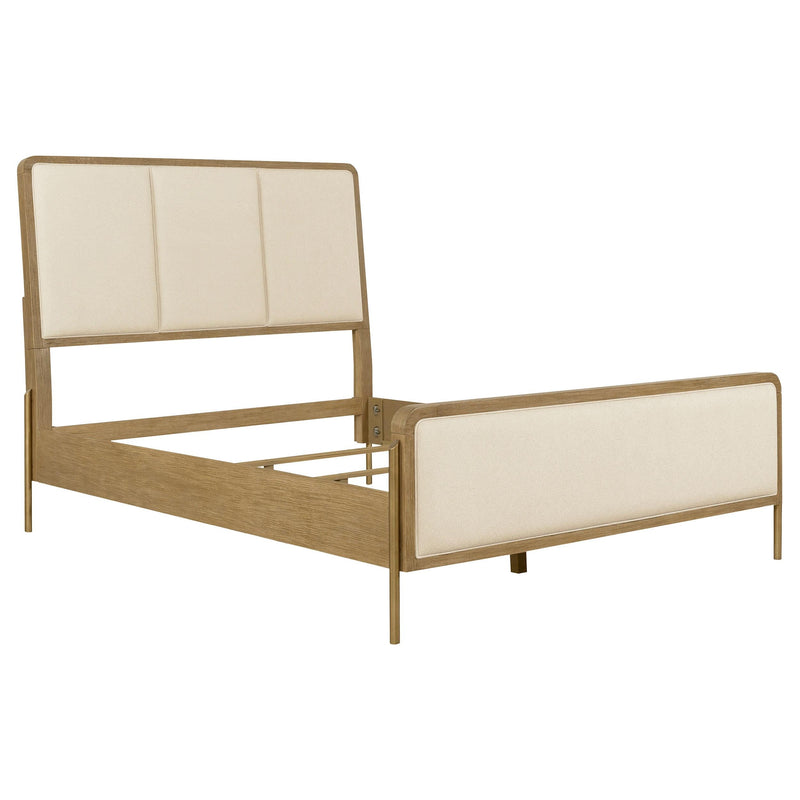 Arini 4-piece Queen Bedroom Set Cream and Sand Wash - 224301QCRM-S4