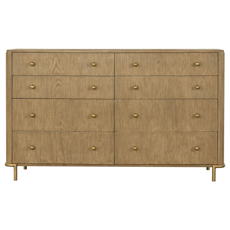 Arini 4-piece Queen Bedroom Set Cream and Sand Wash - 224301QCRM-S4