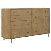Arini 4-piece Queen Bedroom Set Sand Wash and Natural Cane - 224300Q-S4