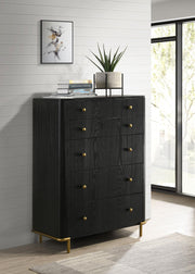 Arini 5-drawer Bedroom Chest Black - 224335