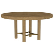 Arini 5-piece Round Dining Room Table Set Sand Wash - 108930-S5W