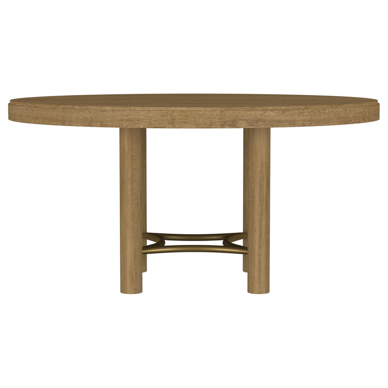 Arini 5-piece Round Dining Room Table Set Sand Wash - 108930-S5W