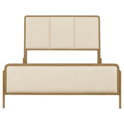 Arini 56-inch Eastern King Panel Bed Cream and Sand Wash - 224301KECRM