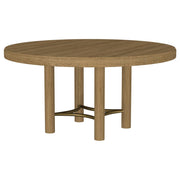 Arini 60-inch Round Wood Dining Room Table Sand Wash - 108930