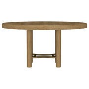 Arini 60-inch Round Wood Dining Room Table Sand Wash - 108930