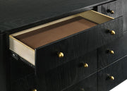 Arini 8-drawer Dresser with Mirror Black - 224333M