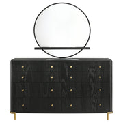 Arini 8-drawer Dresser with Mirror Black - 224333M