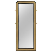 Arini Cane Weave Full Length Standing Floor Mirror Black - 224339