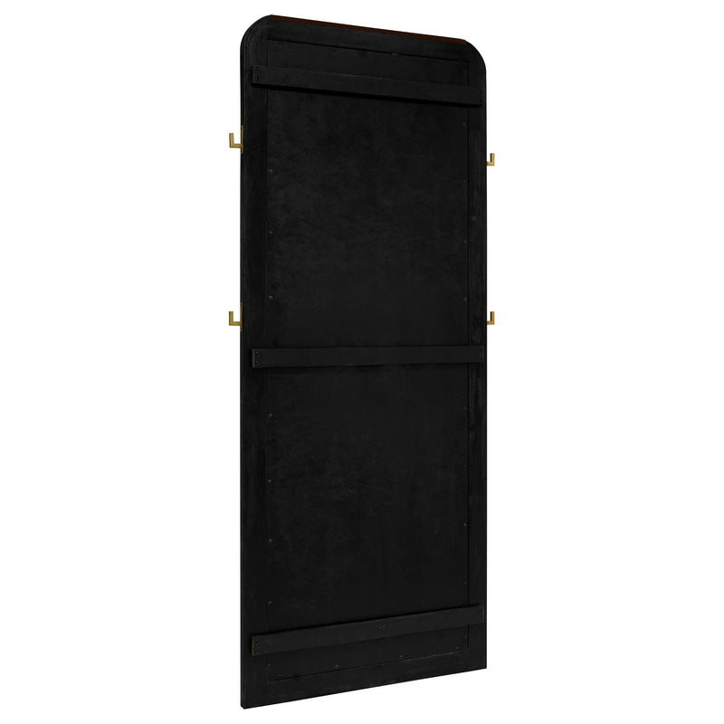 Arini Cane Weave Full Length Standing Floor Mirror Black - 224339