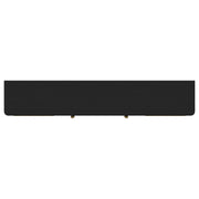 Arini Rattan Cane 2-door TV Stand Media Console Black - 720263