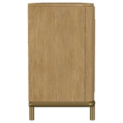 Arini Rattan Cane 2-door TV Stand Media Console Sand Wash - 720253