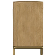 Arini Rattan Cane 2-door TV Stand Media Console Sand Wash - 720253