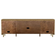 Arini Rattan Cane 2-door TV Stand Media Console Sand Wash - 720253