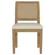 Arini Rattan Cane Dining Side Chair Sand Wash (Set of 2) - 108932SWD