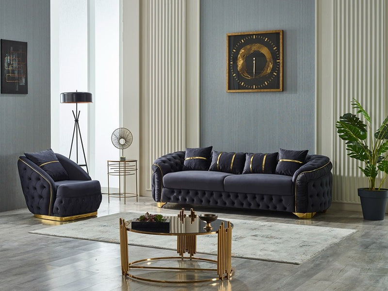 Arizona 28" Wide Tufted Armchair - Accent Chairs
