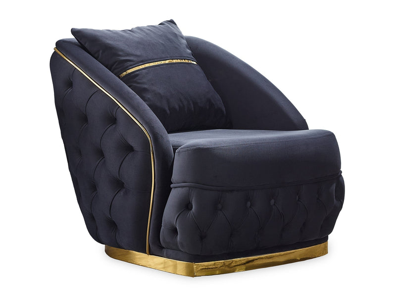 Arizona 28" Wide Tufted Armchair - Accent Chairs