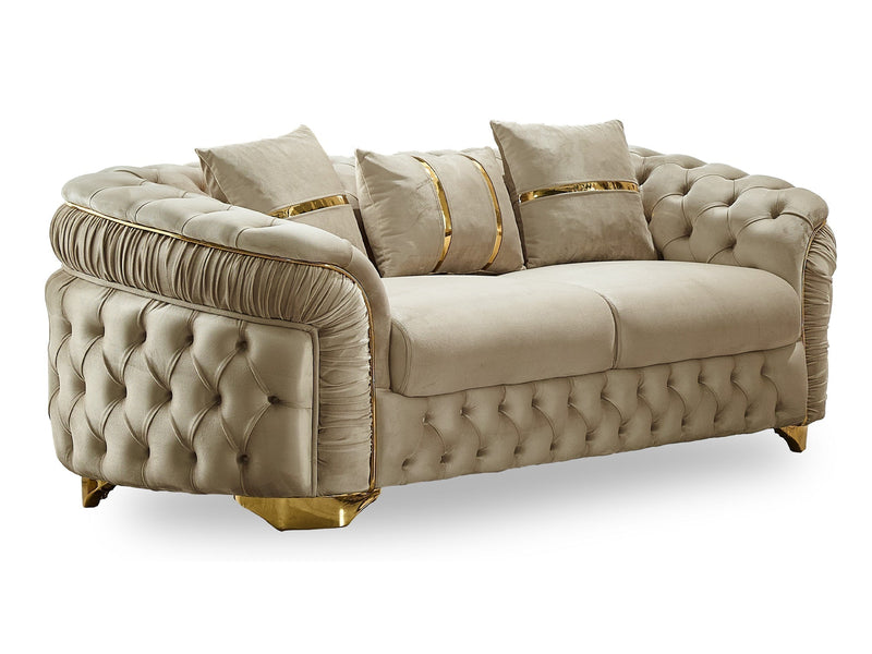 Arizona 80" Wide Tufted Loveseat - Loveseat