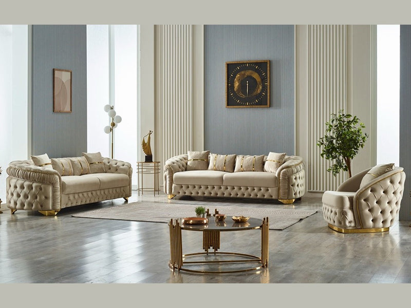 Arizona 92" Wide Tufted Sofa - Sofas