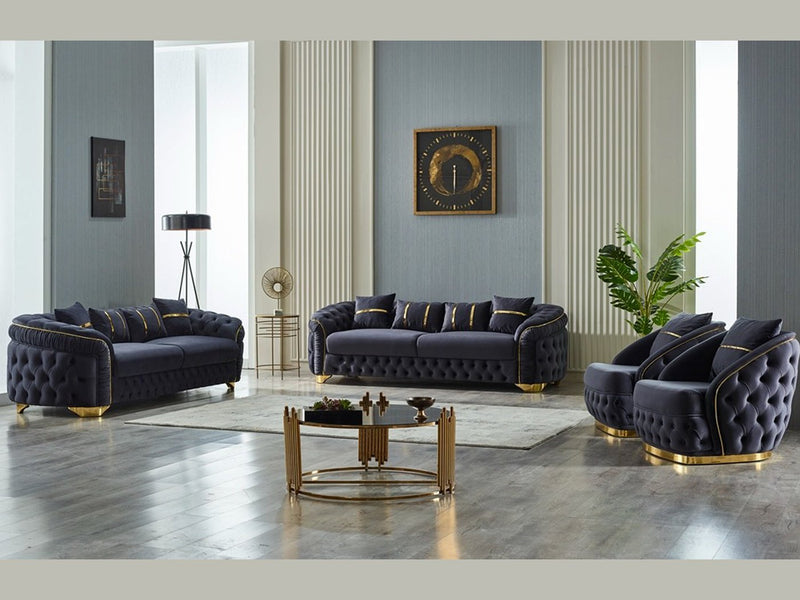 Arizona 92" Wide Tufted Sofa - Sofas