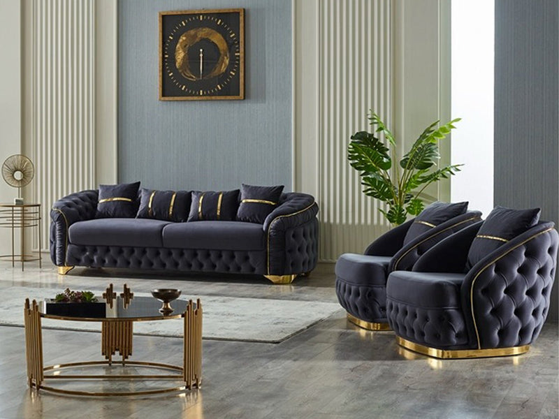 Arizona 92" Wide Tufted Sofa - Sofas