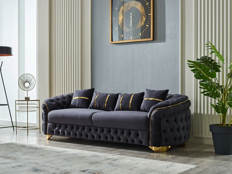 Arizona 92" Wide Tufted Sofa - Sofas