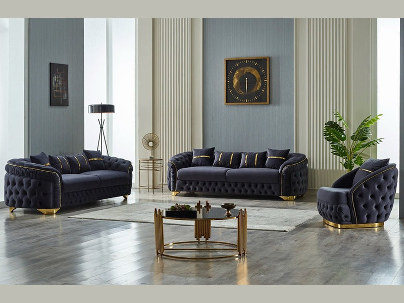 Arizona 92" Wide Tufted Sofa - Sofas