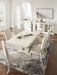 Arlendyne Antique White Dining Table and 8 Chairs - Gate FurnitureDining Room Set
