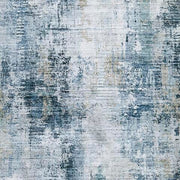 Arlenmont Blue/White/Brown 5' x 7' Memory Foam Area Rug - R407482