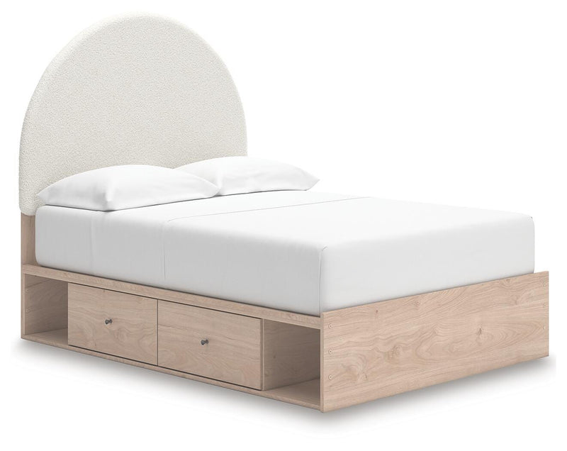 Arloster Full Panel Storage Bed, Dresser, Mirror and Nightstand - PCB1566B17