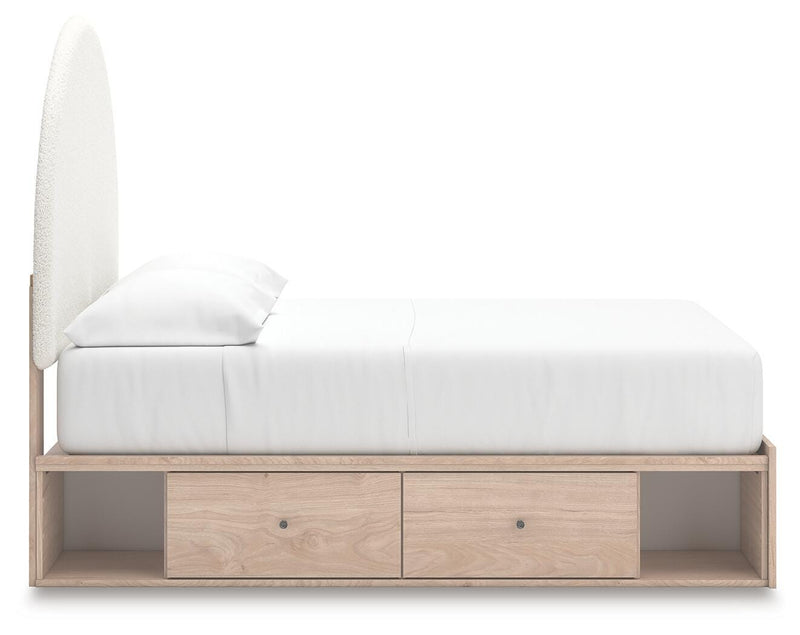 Arloster Full Panel Storage Bed, Dresser, Mirror and Nightstand - PCB1566B17