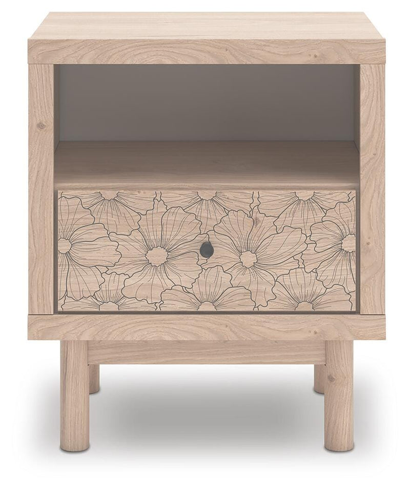 Arloster Full Panel Storage Bed, Dresser, Mirror and Nightstand - PCB1566B17