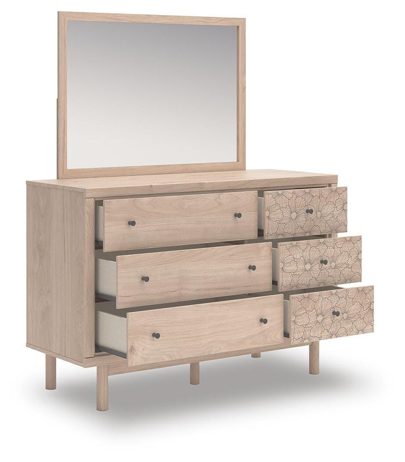 Arloster Full Panel Storage Bed, Dresser, Mirror and Nightstand - PCB1566B17