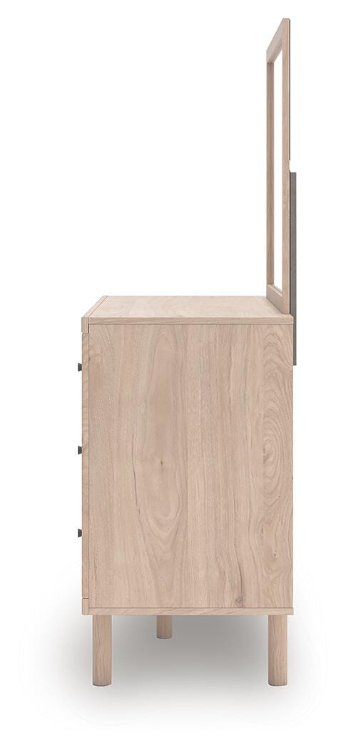 Arloster Full Upholstered Day Bed, Dresser and Mirror - PCB1566B15