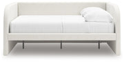 Arloster Full Upholstered Day Bed, Dresser and Mirror - PCB1566B15