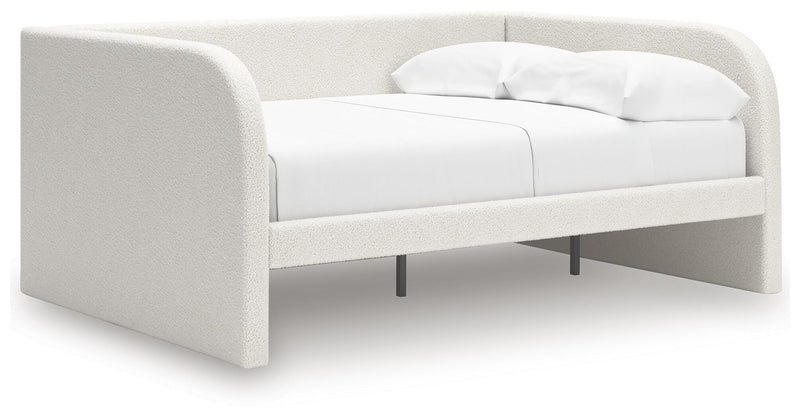 Arloster Full Upholstered Day Bed, Dresser and Mirror - PCB1566B15