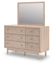 Arloster Tan Dresser and Mirror - PCB1566B1
