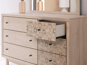 Arloster Twin Upholstered Day Bed, Dresser and Mirror - PCB1566B14
