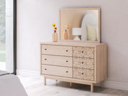Arloster Twin Upholstered Day Bed, Dresser and Mirror - PCB1566B14
