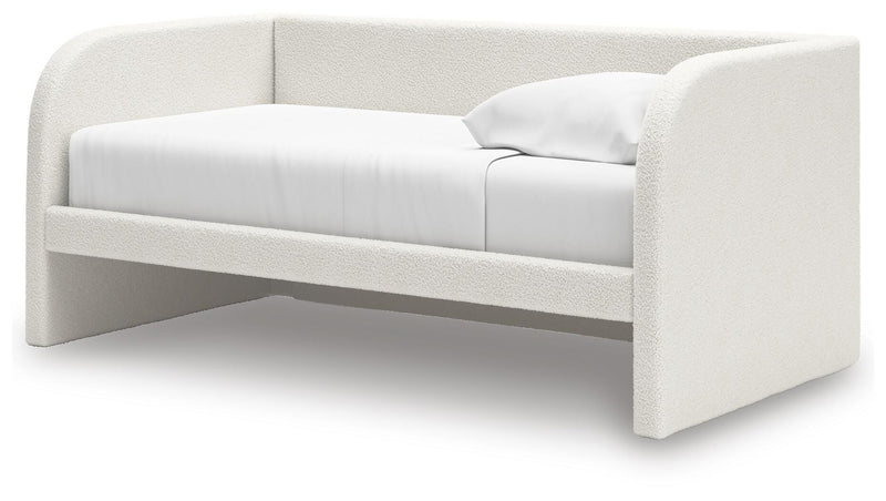 Arloster Twin Upholstered Day Bed, Dresser and Mirror - PCB1566B14