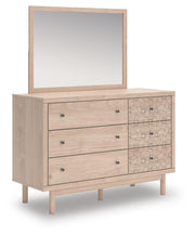 Arloster Twin Upholstered Panel Bed, Dresser and Mirror - PCB1566B12